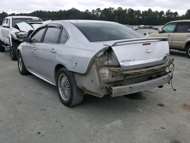 2G1WB5EK3A1158679 - 2010 CHEVROLET IMPALA SILVER photo 3