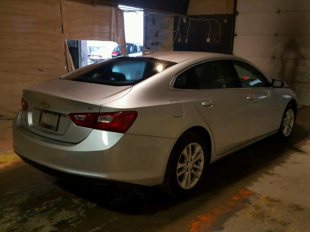 1G1ZE5ST9HF130762 - 2017 CHEVROLET MALIBU LT SILVER photo 4