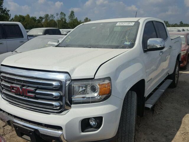 1GTG5CE3XF1175735 - 2015 GMC CANYON SLT WHITE photo 2