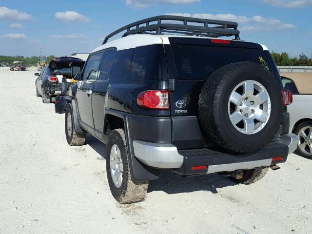 JTEBU11F670099922 - 2007 TOYOTA FJ CRUISER BLACK photo 3