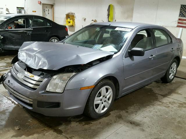 3FAFP06Z56R214251 - 2006 FORD FUSION S GRAY photo 2