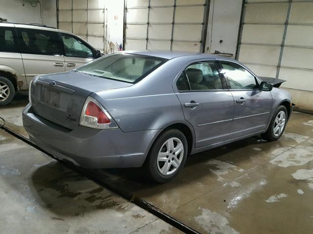 3FAFP06Z56R214251 - 2006 FORD FUSION S GRAY photo 4