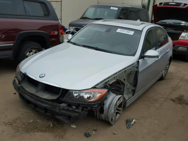 WBAVC53568FZ88750 - 2008 BMW 328 I SULE SILVER photo 2