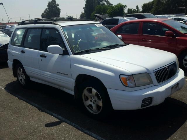 JF1SF65652G710955 - 2002 SUBARU FORESTER S WHITE photo 1