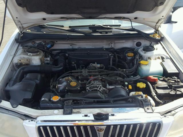 JF1SF65652G710955 - 2002 SUBARU FORESTER S WHITE photo 7