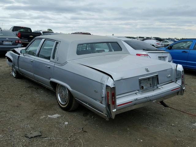 1G6DW54E4NR702010 - 1992 CADILLAC BROUGHAM SILVER photo 3