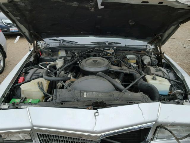 1G6DW54E4NR702010 - 1992 CADILLAC BROUGHAM SILVER photo 7