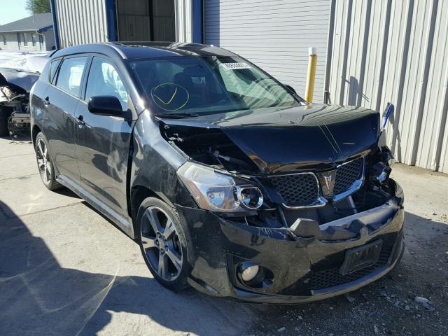 5Y2SN67059Z400485 - 2009 PONTIAC VIBE BLACK photo 1