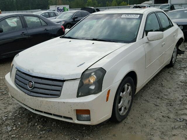 1G6DM577340183232 - 2004 CADILLAC CTS WHITE photo 2