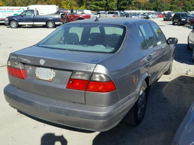 YS3EF48Z313005197 - 2001 SAAB 9-5 GRAY photo 4