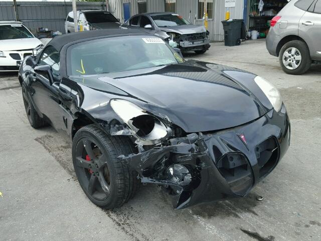 1G2MB35B18Y110273 - 2008 PONTIAC SOLSTICE BLACK photo 1