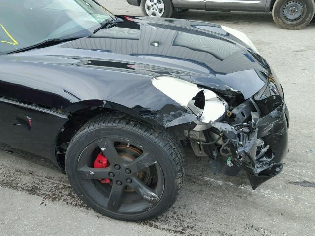 1G2MB35B18Y110273 - 2008 PONTIAC SOLSTICE BLACK photo 9