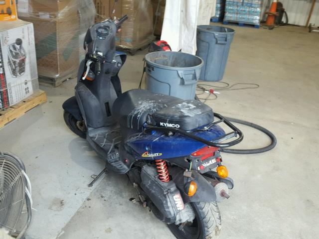 LC2U6A030CC002525 - 2012 KYMCO USA INC AGILITY 50 BLUE photo 3