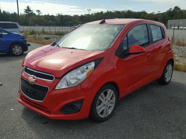 KL8CD6S97FC758031 - 2015 CHEVROLET SPARK 1LT RED photo 2