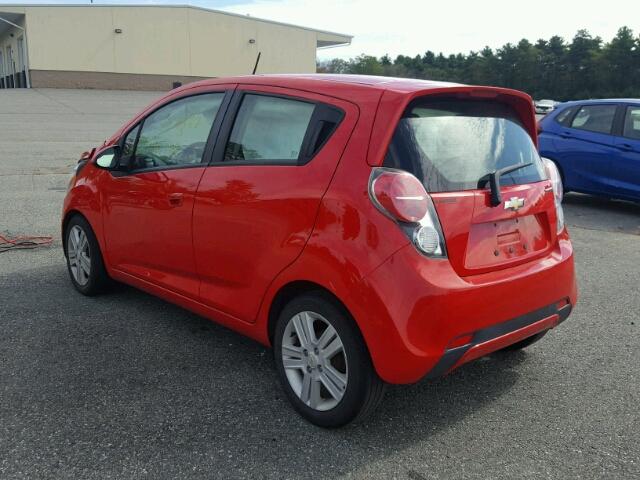 KL8CD6S97FC758031 - 2015 CHEVROLET SPARK 1LT RED photo 3