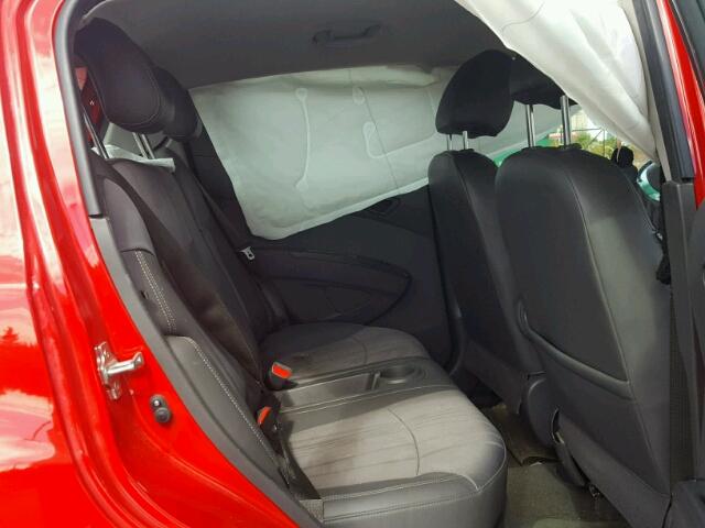 KL8CD6S97FC758031 - 2015 CHEVROLET SPARK 1LT RED photo 6