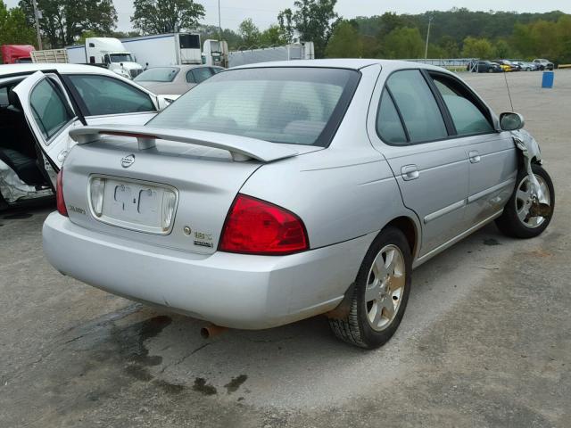 3N1CB51D15L494419 - 2005 NISSAN SENTRA 1.8 SILVER photo 4