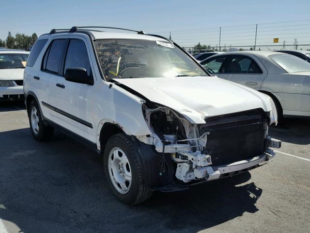 JHLRD68546C018655 - 2006 HONDA CR-V LX WHITE photo 1