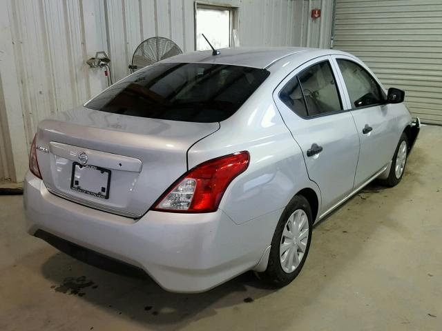 3N1CN7AP3GL886401 - 2016 NISSAN VERSA S GRAY photo 4