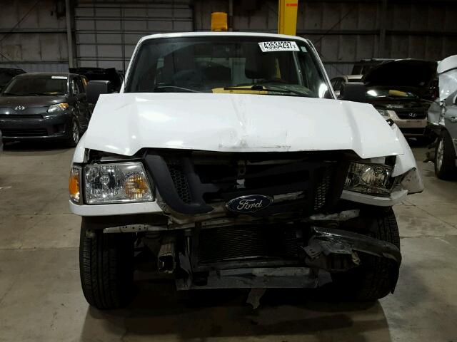 1FTKR1AD3BPA09128 - 2011 FORD RANGER WHITE photo 9