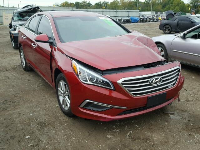 5NPE24AF6GH370747 - 2016 HYUNDAI SONATA SE RED photo 1