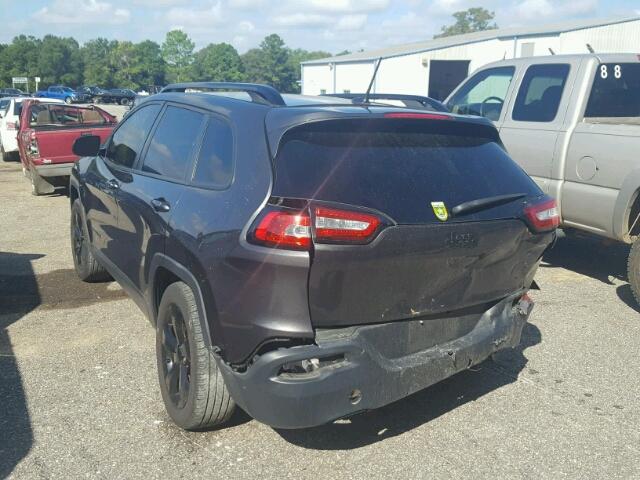 1C4PJLCB7FW731511 - 2015 JEEP CHEROKEE L GRAY photo 3