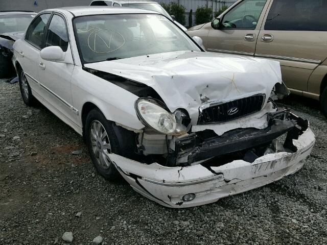 KMHWF35H84A971154 - 2004 HYUNDAI SONATA GLS WHITE photo 1