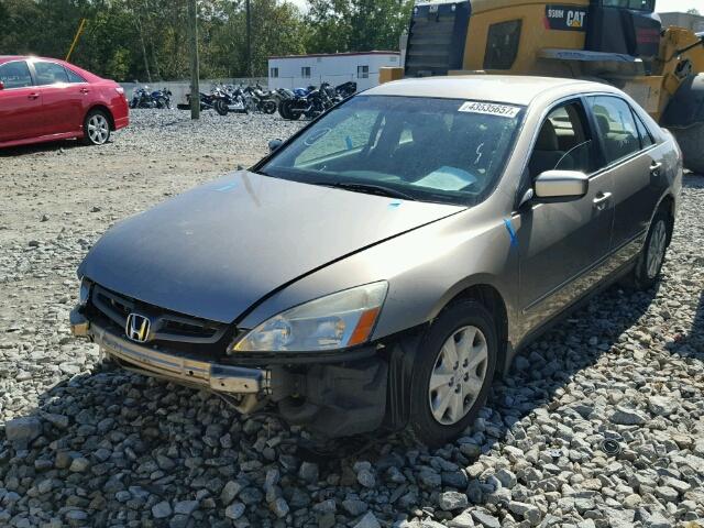 3HGCM56364G707168 - 2004 HONDA ACCORD LX TAN photo 2