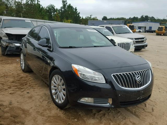 W04GU5GC5B1005525 - 2011 BUICK REGAL CXL BLACK photo 1