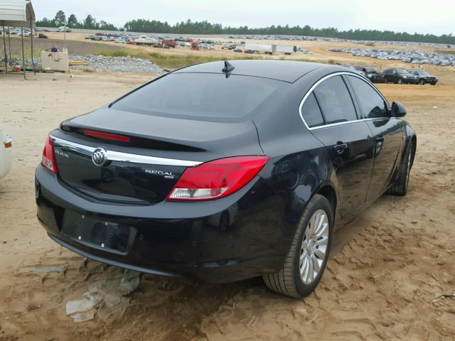 W04GU5GC5B1005525 - 2011 BUICK REGAL CXL BLACK photo 4