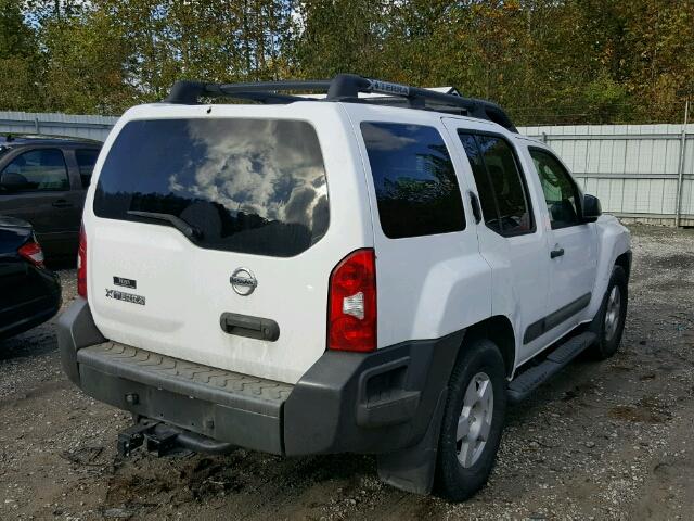 5N1AN08U66C531610 - 2006 NISSAN XTERRA OFF WHITE photo 4