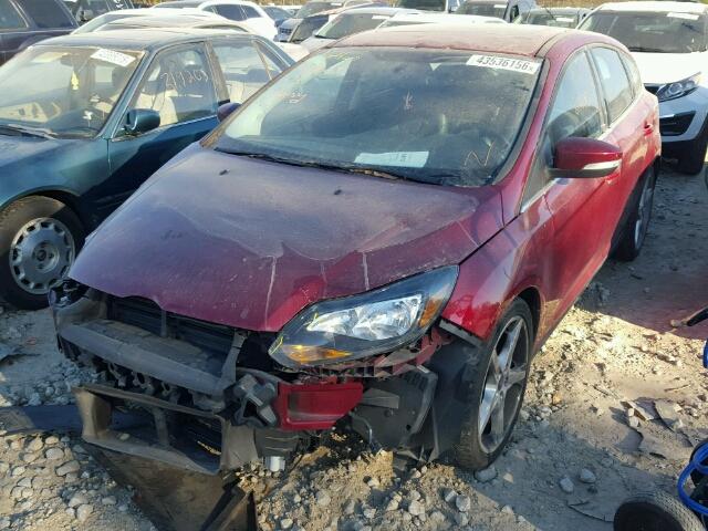 1FADP3N21DL207063 - 2013 FORD FOCUS TITA RED photo 2