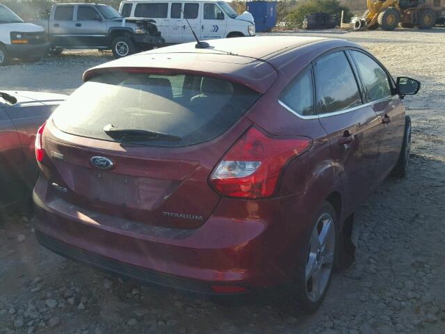 1FADP3N21DL207063 - 2013 FORD FOCUS TITA RED photo 4