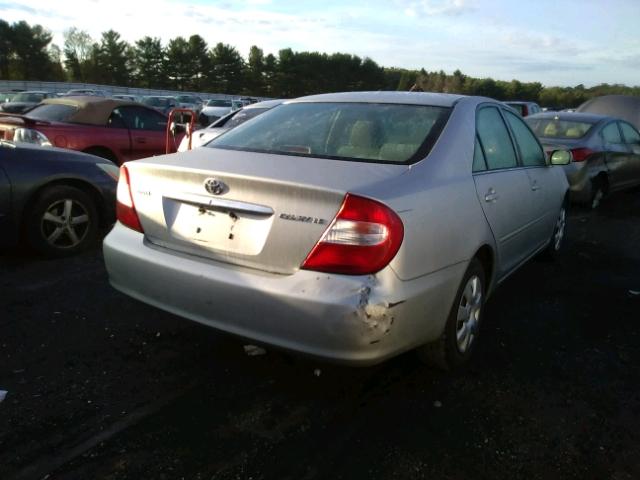 4T1BE32K04U381143 - 2004 TOYOTA CAMRY LE GRAY photo 4