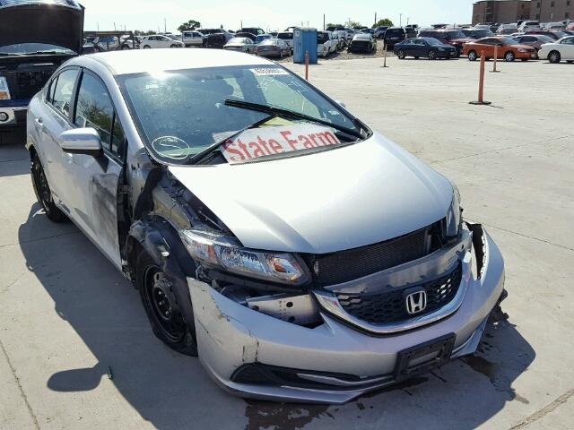 2HGFB2F59FH523381 - 2015 HONDA CIVIC GRAY photo 1