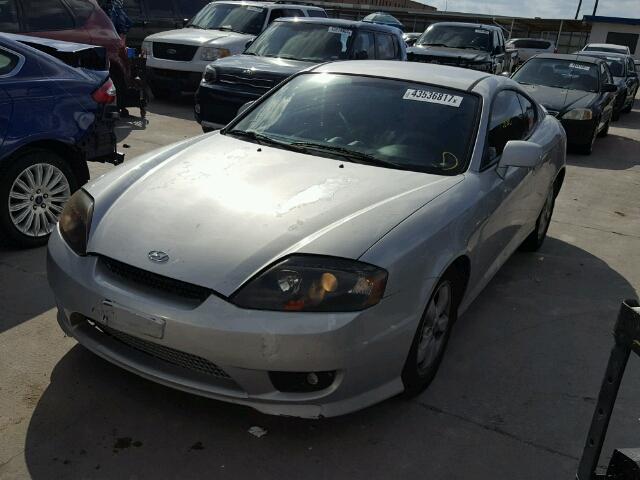 KMHHM65D16U223084 - 2006 HYUNDAI TIBURON GS SILVER photo 2