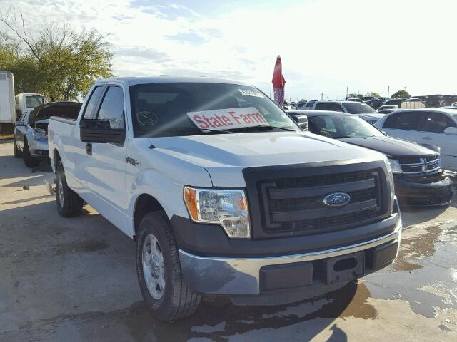 1FTFX1CF6EKG31665 - 2014 FORD F150 WHITE photo 1