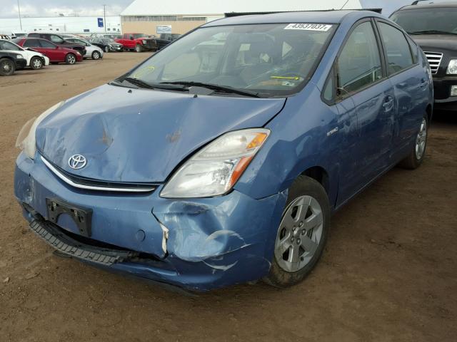 JTDKB20U377694153 - 2007 TOYOTA PRIUS BLUE photo 2