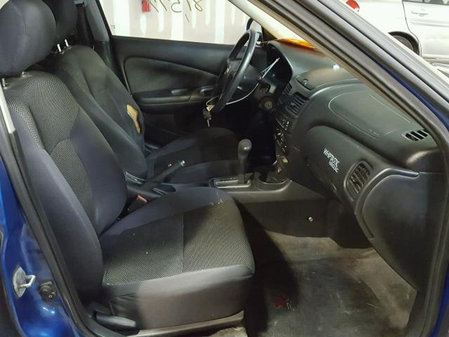 3N1AB51D74L481776 - 2004 NISSAN SENTRA SE- BLUE photo 5