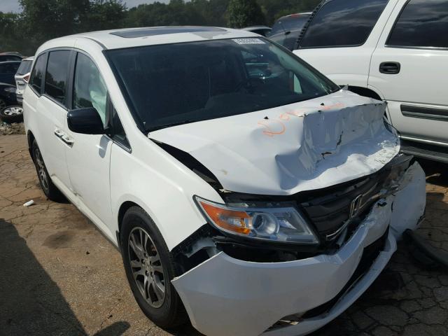 5FNRL5H65DB021485 - 2013 HONDA ODYSSEY EX WHITE photo 1