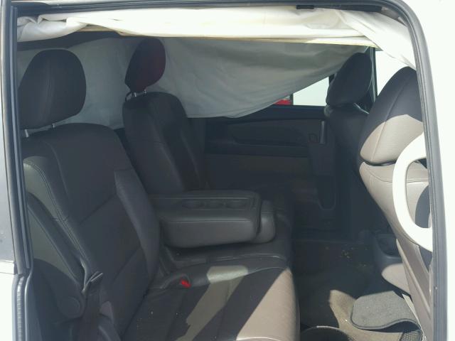 5FNRL5H65DB021485 - 2013 HONDA ODYSSEY EX WHITE photo 6