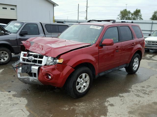 1FMCU0E7XBKB86060 - 2011 FORD ESCAPE LIM RED photo 2