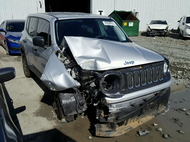 ZACCJBAW2GPD85493 - 2016 JEEP RENEGADE S SILVER photo 1