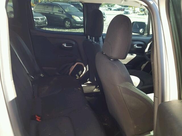 ZACCJBAW2GPD85493 - 2016 JEEP RENEGADE S SILVER photo 6