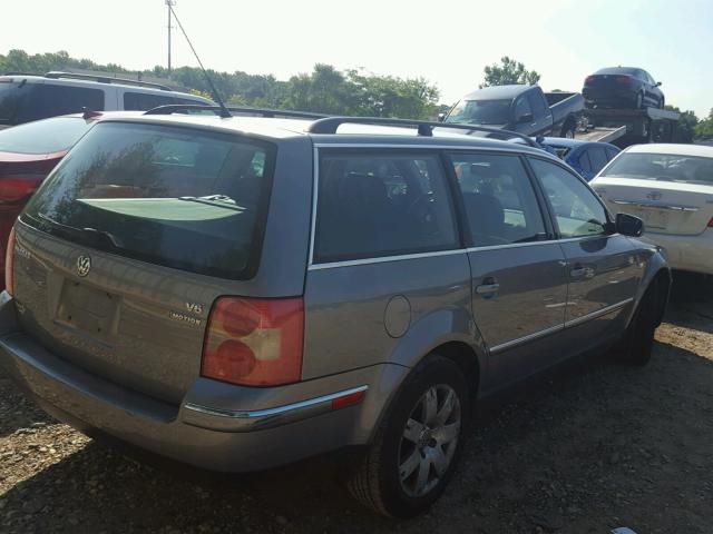 WVWYH63B73E143871 - 2003 VOLKSWAGEN PASSAT GLX GRAY photo 4