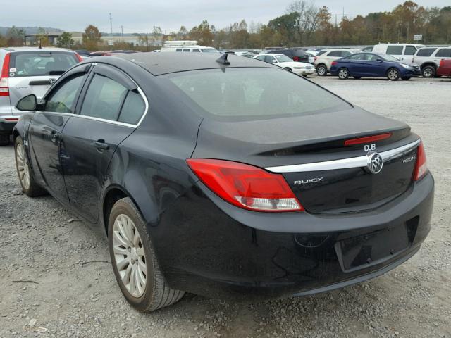 2G4GR5EK7C9168011 - 2012 BUICK REGAL BLACK photo 3