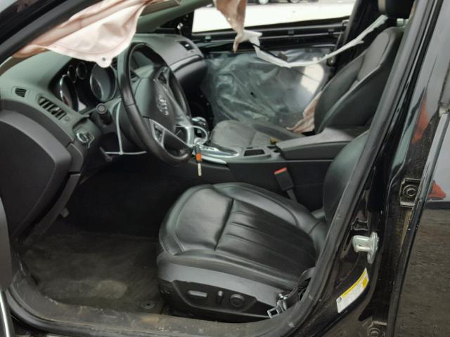2G4GR5EK7C9168011 - 2012 BUICK REGAL BLACK photo 5