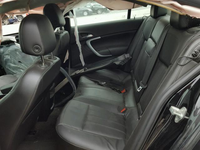 2G4GR5EK7C9168011 - 2012 BUICK REGAL BLACK photo 6