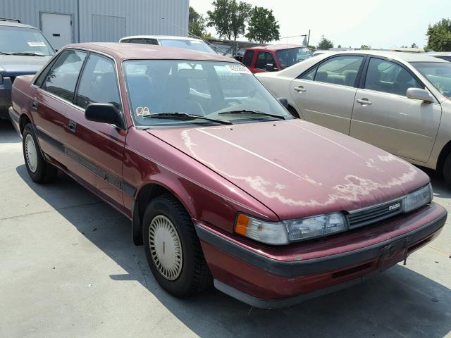 1YVGD22B8L5257129 - 1990 MAZDA 626 DX BURGUNDY photo 1