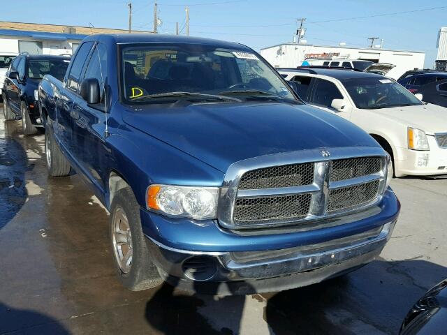 1D7HA18N95S333191 - 2005 DODGE RAM 1500 BLUE photo 1